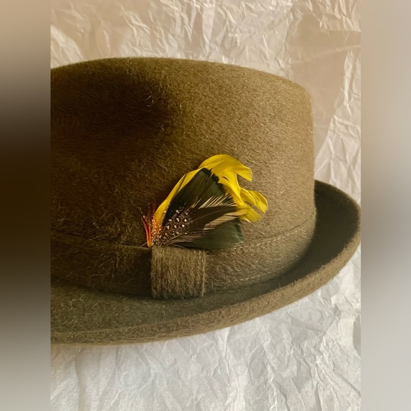 Vintage Vanzina Pavia Fedora( Qualita Extra ) size 6 7/8 - Picture 4 of 15